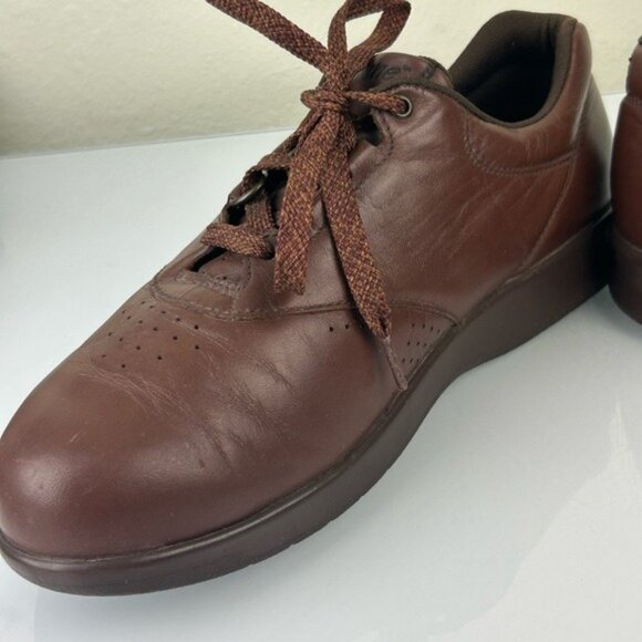 SAS Tripad Comfort Brown Lace Up Shoes Free Time Sz 9.5 W READ - Picture 9 of 14